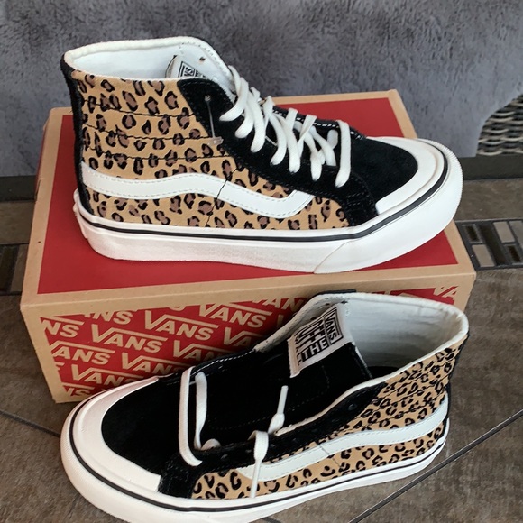 VANS SI8-HI 138 DECON MINI LEOPARD Sde/Marshmlw WM - Picture 3 of 16